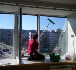 Мытье окон в однокомнатной квартире Староминская
